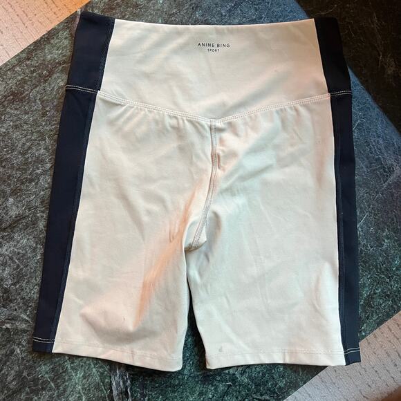NWT Anine Bing Blake Biker Workout Shorts Size S - Picture 6 of 13